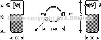 Prasco OLD541 - Uscator,aer conditionat aaoparts.ro