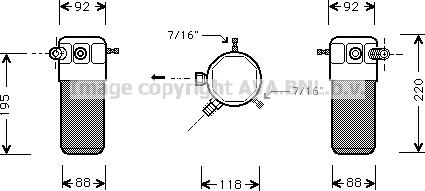 Prasco OLD118 - Uscator,aer conditionat aaoparts.ro