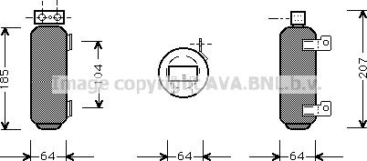 Prasco OLD282 - Uscator,aer conditionat aaoparts.ro