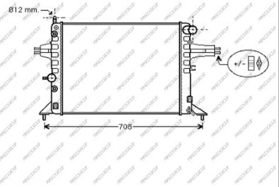 Prasco OP017R005 - Radiator, racire motor aaoparts.ro