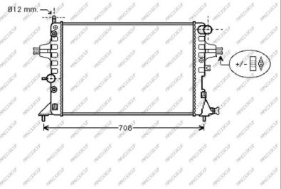 Prasco OP017R003 - Radiator, racire motor aaoparts.ro