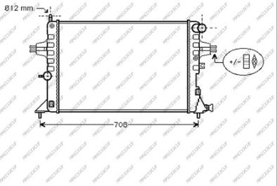 Prasco OP017R010 - Radiator, racire motor aaoparts.ro