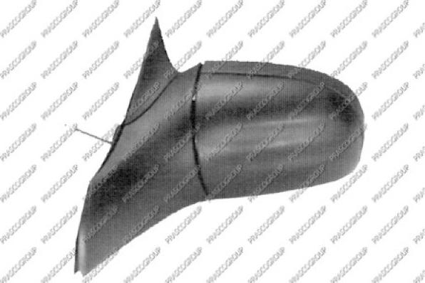 Prasco OP0287104 - Oglinda exterioara aaoparts.ro