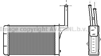 Prasco PE6049 - Schimbator caldura, incalzire habitaclu aaoparts.ro