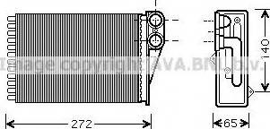 Prasco PE6292 - Schimbator caldura, incalzire habitaclu aaoparts.ro