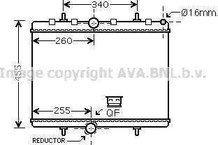 Prasco PE2314 - Radiator, racire motor aaoparts.ro