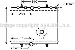 Prasco PEA2314 - Radiator, racire motor aaoparts.ro