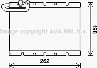 Prasco PEV405 - Evaporator,aer conditionat aaoparts.ro