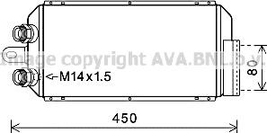 Prasco PR3092 - Radiator ulei, ulei motor aaoparts.ro