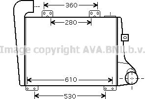 Prasco RE4064 - Intercooler, compresor aaoparts.ro