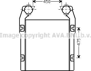 Prasco RE4079 - Intercooler, compresor aaoparts.ro
