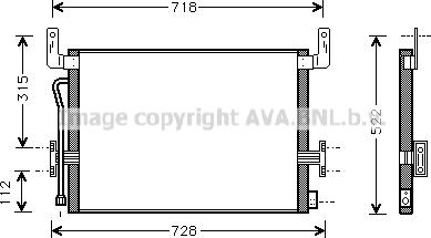 Prasco RE5013 - Condensator, climatizare aaoparts.ro