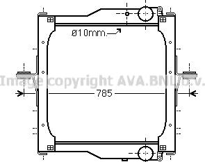 Prasco RE2094 - Radiator, racire motor aaoparts.ro