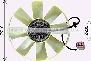 Prasco REF137 - Ventilator, radiator aaoparts.ro