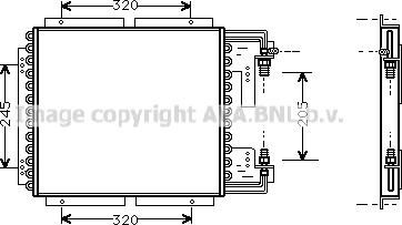 Prasco RT5187 - Condensator, climatizare aaoparts.ro