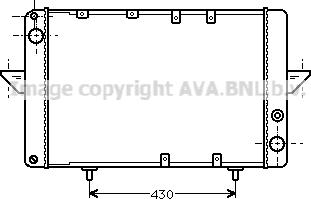 Prasco RT2035 - Radiator, racire motor aaoparts.ro