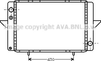 Prasco RT2107 - Radiator, racire motor aaoparts.ro