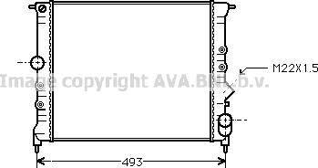 Prasco RT2119 - Radiator, racire motor aaoparts.ro