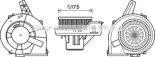 Prasco ST8045 - Electromotor, ventilatie interioara aaoparts.ro