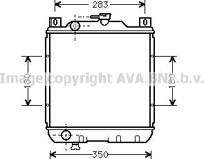 Prasco SZ2018 - Radiator, racire motor aaoparts.ro