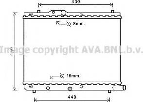 Prasco SZ2122 - Radiator, racire motor aaoparts.ro