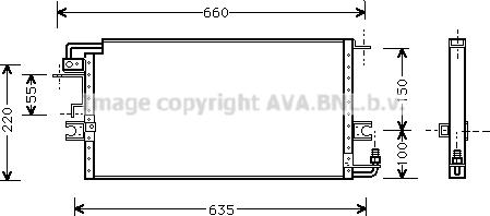 Prasco TO5198 - Condensator, climatizare aaoparts.ro