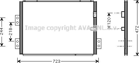 Prasco TO5277 - Condensator, climatizare aaoparts.ro