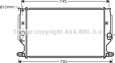 Prasco TO2402 - Radiator, racire motor aaoparts.ro