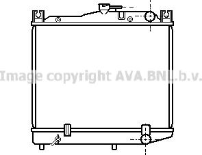Prasco TO2090 - Radiator, racire motor aaoparts.ro