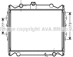 Prasco TO2248 - Radiator, racire motor aaoparts.ro