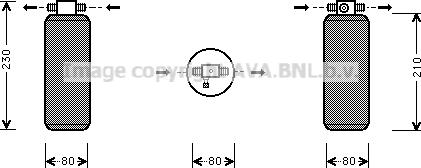 Prasco UVD031 - Uscator,aer conditionat aaoparts.ro