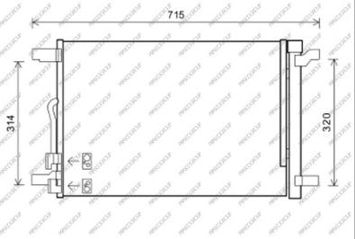Prasco VG400C001 - Condensator, climatizare aaoparts.ro