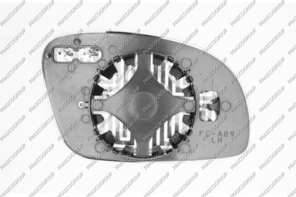 Prasco VG4207514 - Sticla oglinda, oglinda retrovizoare exterioara aaoparts.ro