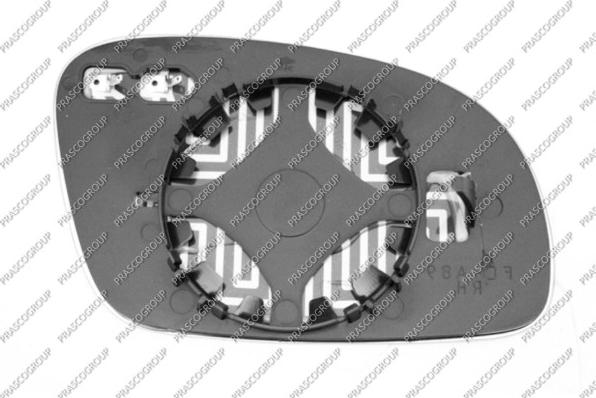 Prasco VG4207516 - Sticla oglinda, oglinda retrovizoare exterioara aaoparts.ro