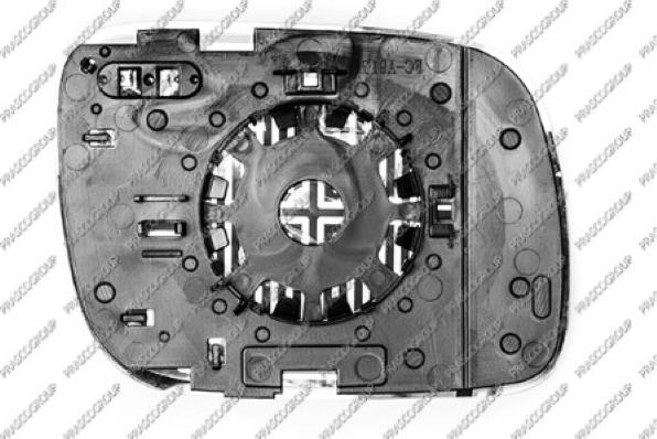 Prasco VG8157514 - Sticla oglinda, oglinda retrovizoare exterioara aaoparts.ro