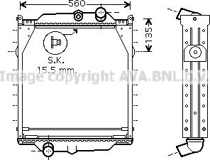 Prasco VL2045 - Radiator, racire motor aaoparts.ro