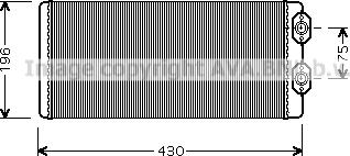 Prasco VLA6034 - Schimbator caldura, incalzire habitaclu aaoparts.ro