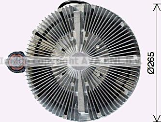 Prasco VLC108 - Cupla, ventilator radiator aaoparts.ro