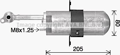 Prasco VLD166 - Uscator,aer conditionat aaoparts.ro
