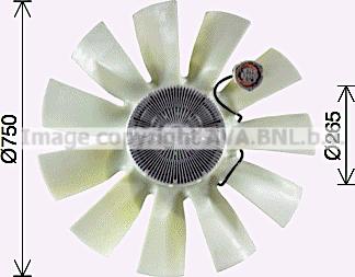 Prasco VLF109 - Ventilator, radiator aaoparts.ro