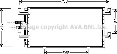 Prasco VN5145 - Condensator, climatizare aaoparts.ro