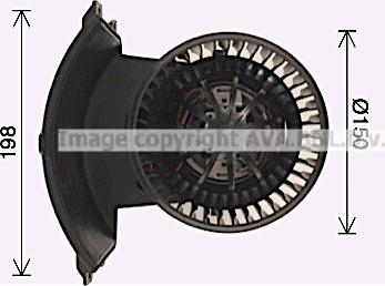 Prasco VN8411 - Electromotor, ventilatie interioara aaoparts.ro