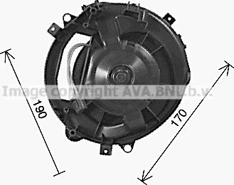 Prasco VN8423 - Electromotor, ventilatie interioara aaoparts.ro