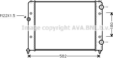 Prasco VNA2119 - Radiator, racire motor aaoparts.ro