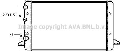 Prasco VNA2121 - Radiator, racire motor aaoparts.ro