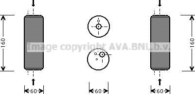 Prasco VND014 - Uscator,aer conditionat aaoparts.ro