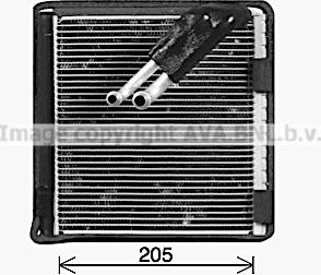 Prasco VNV422 - Evaporator,aer conditionat aaoparts.ro