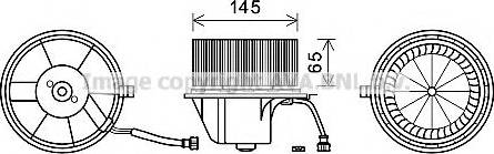Prasco VW8351 - Electromotor, ventilatie interioara aaoparts.ro