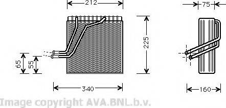 Prasco VWV030 - Evaporator,aer conditionat aaoparts.ro