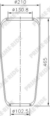 Prime-Ride 9048 - Burduf, suspensie pneumatica aaoparts.ro